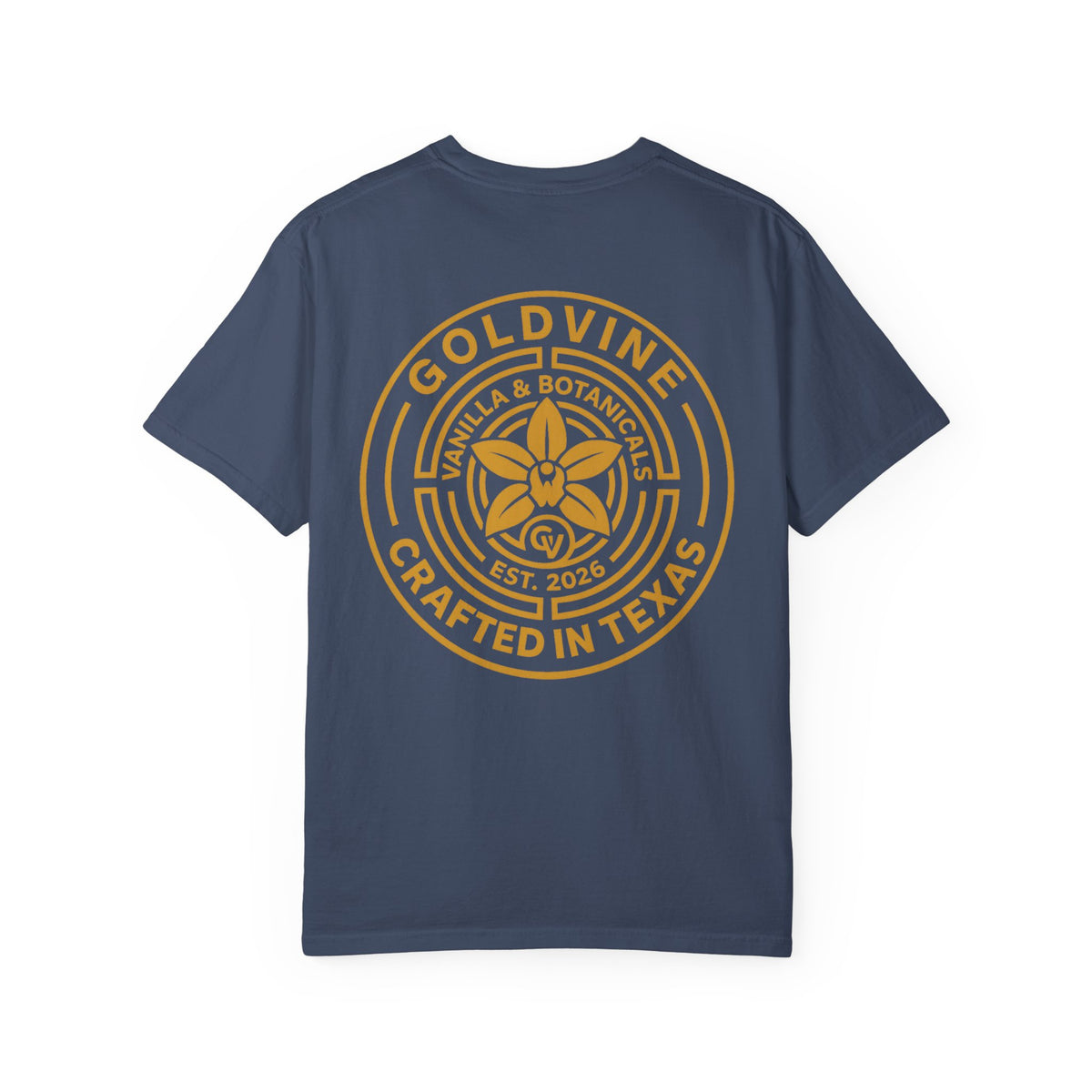 Vintage Black Labyrinth Goldvine Logo Shirt
