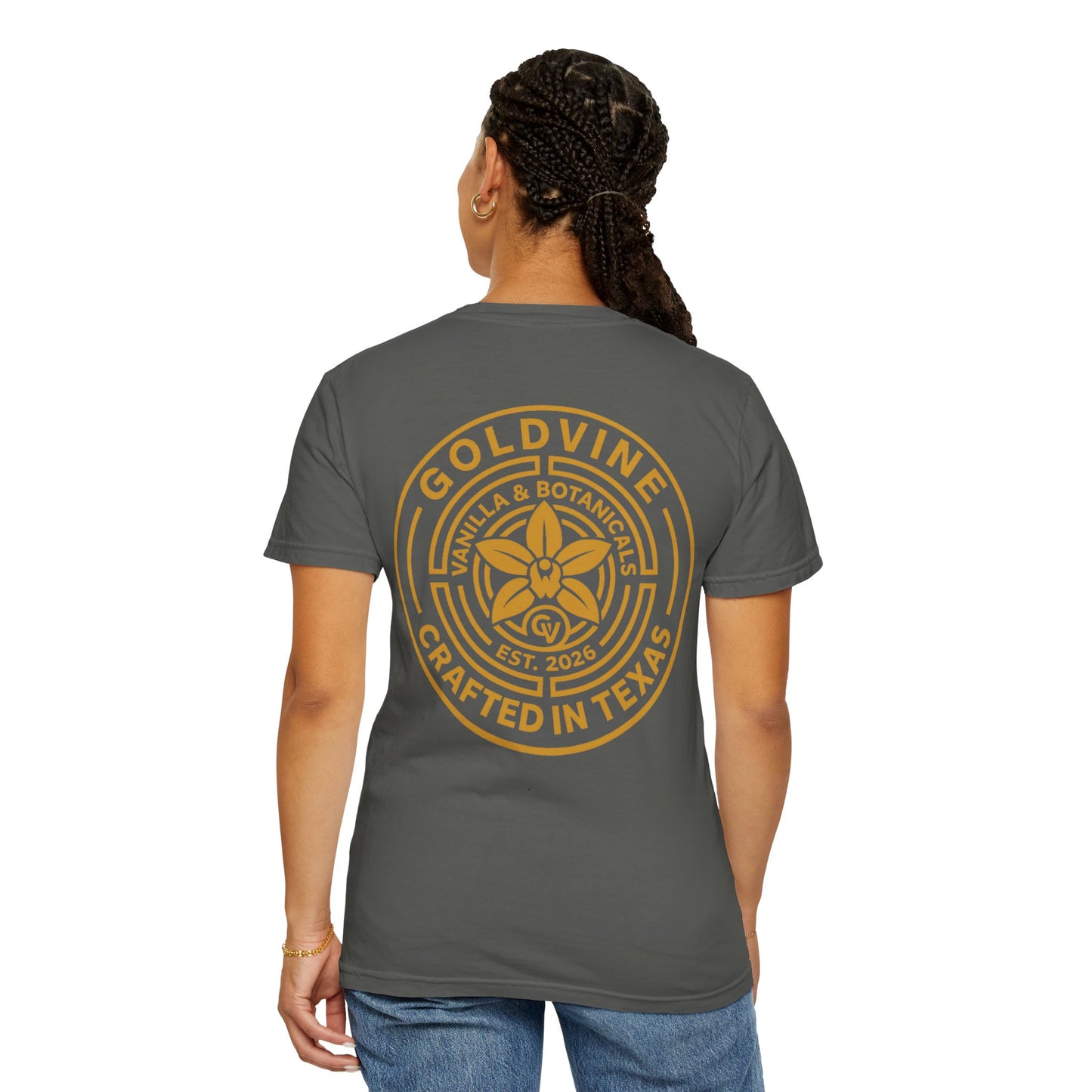 Vintage Black Labyrinth Goldvine Logo Shirt