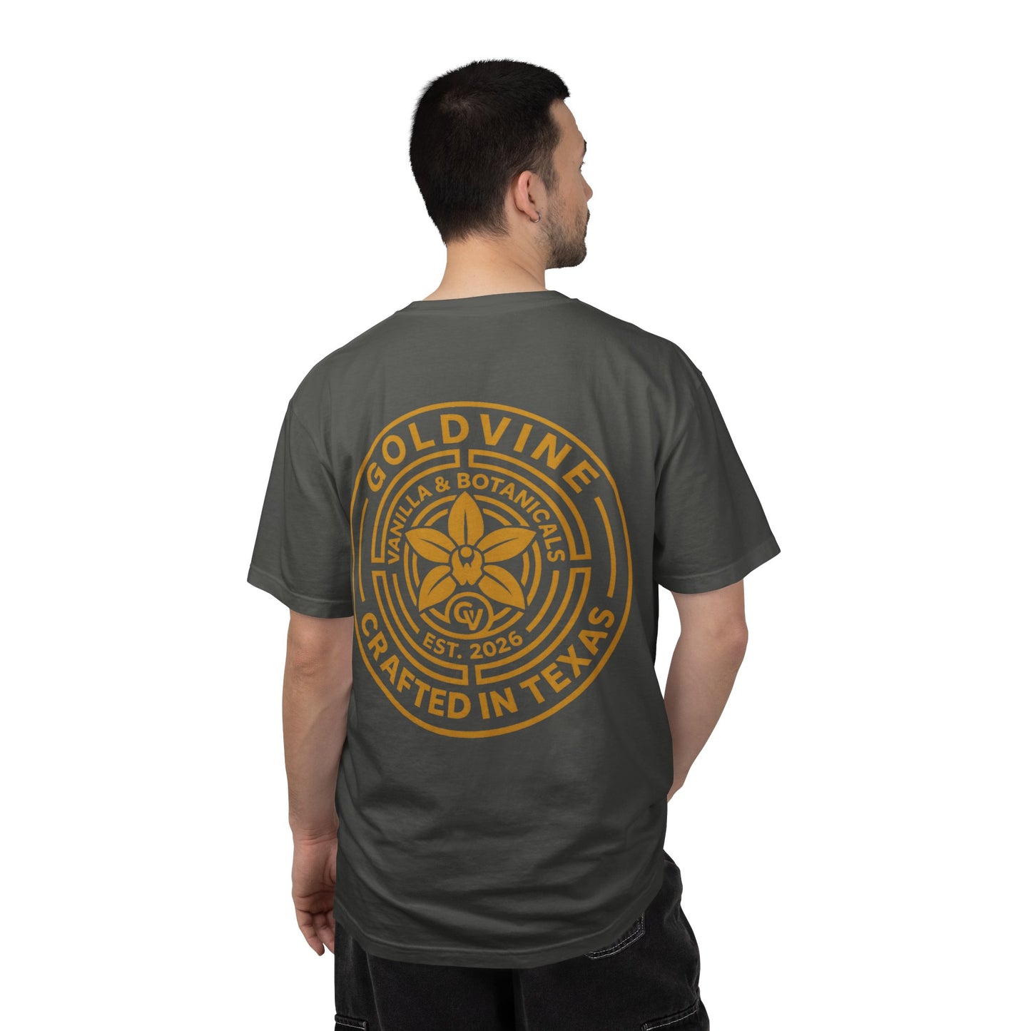 Vintage Black Labyrinth Goldvine Logo Shirt