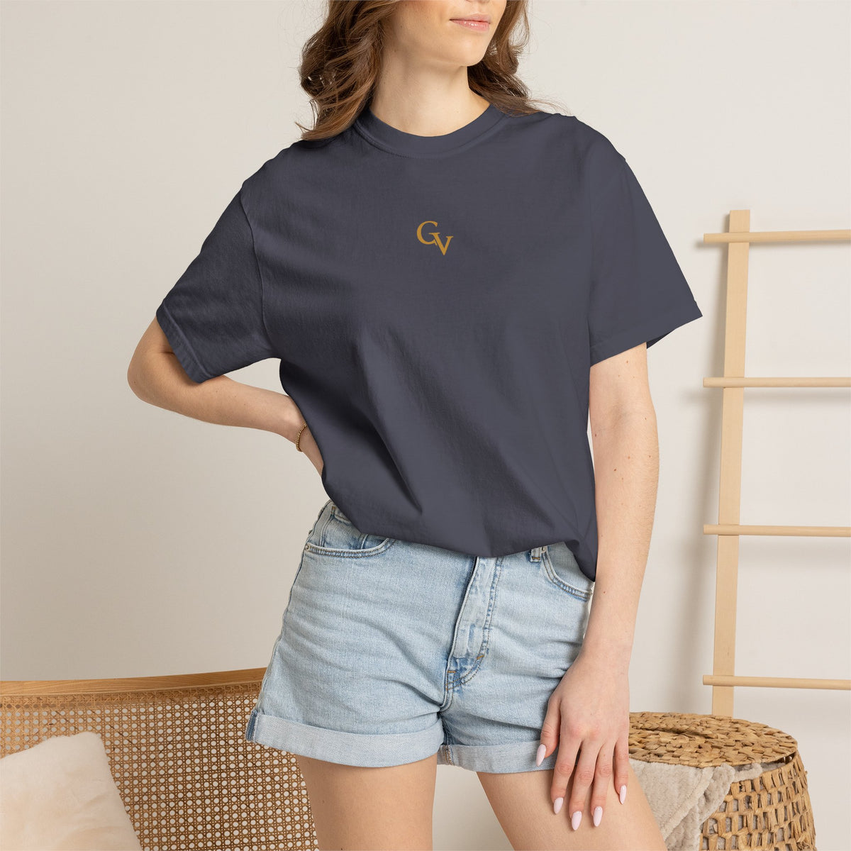 Vintage Black Labyrinth Goldvine Logo Shirt