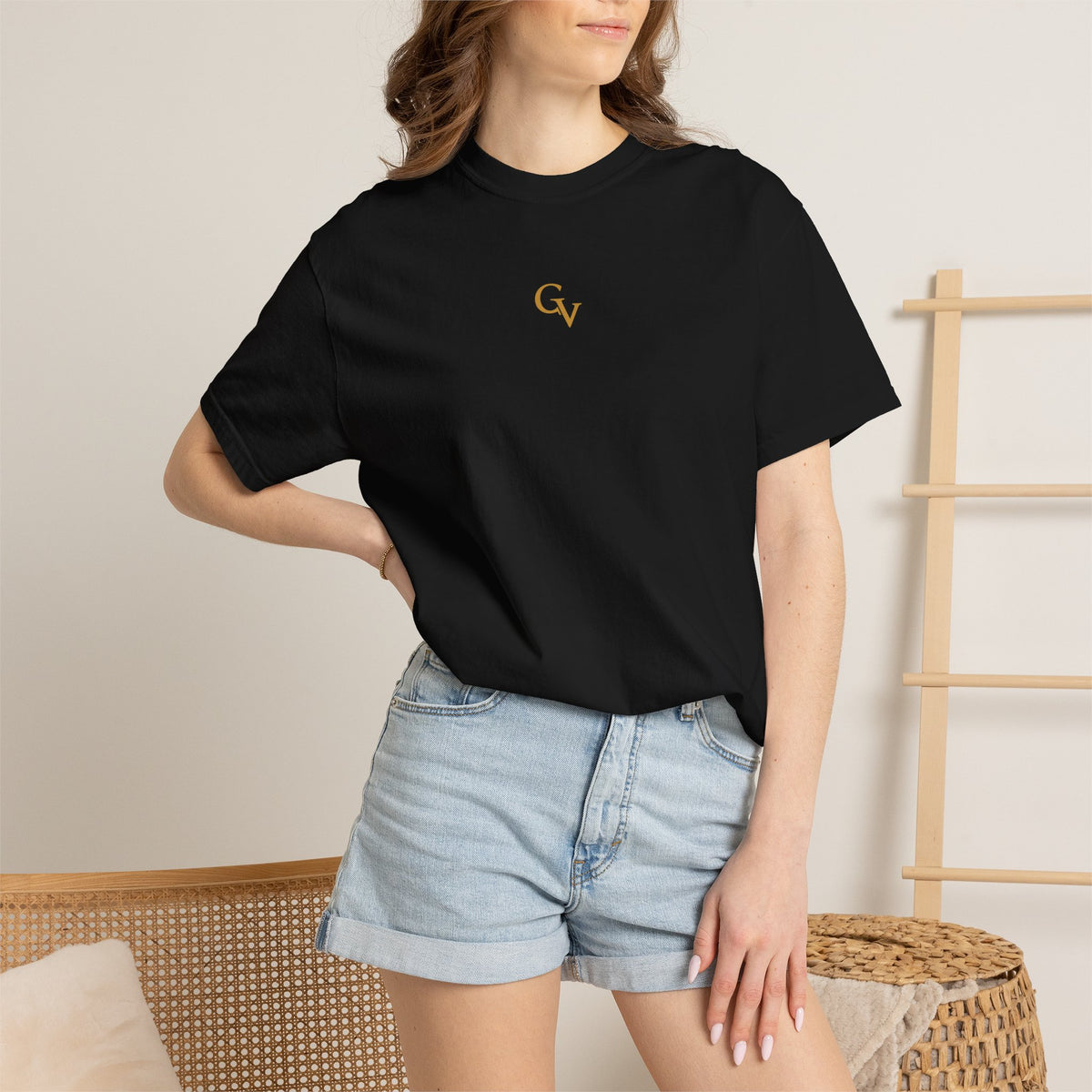 Vintage Black Labyrinth Goldvine Logo Shirt